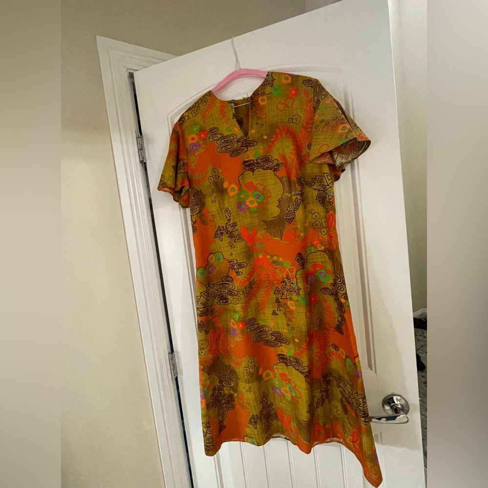 Vintage Colorful Dress Alice Brand from 1960”s